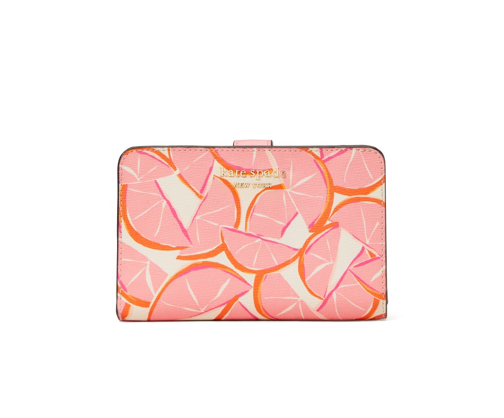 Spencer Grapefruit Compact Wallet (Pink Multi)